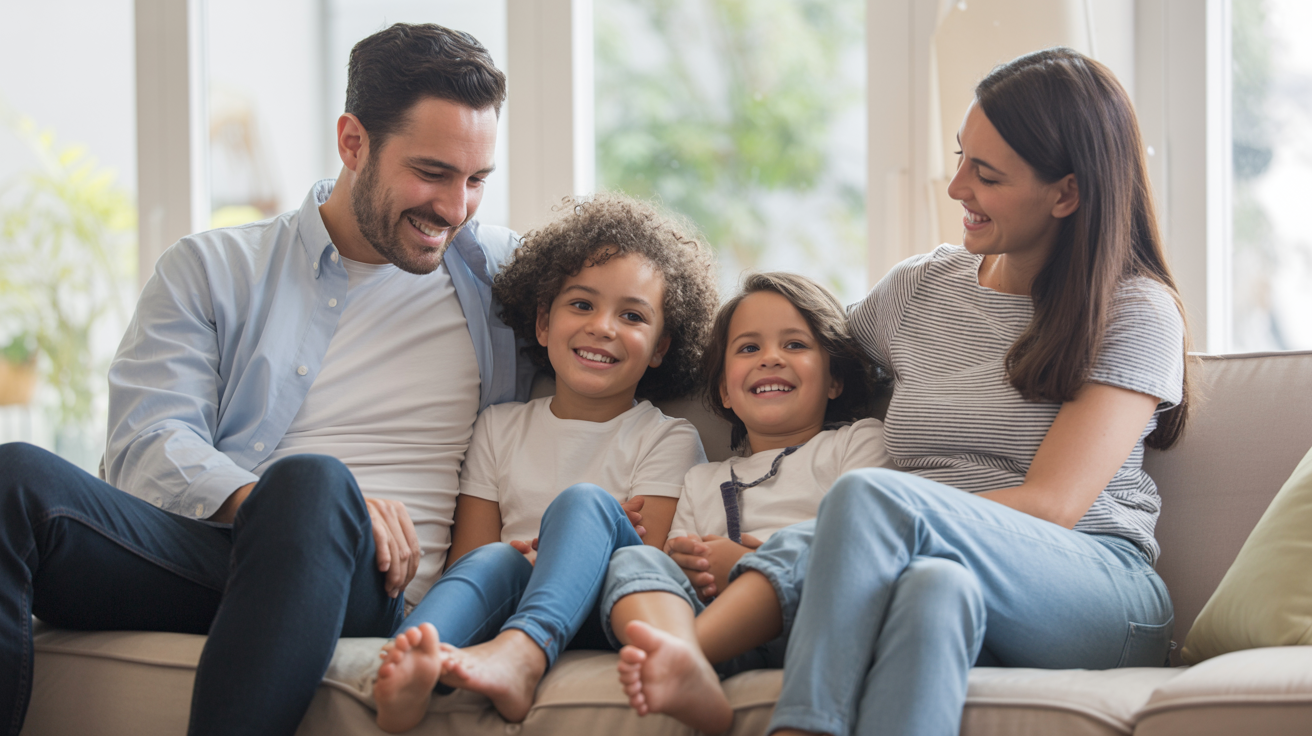 Happy Ottawa family protected by Precision Pro pest control